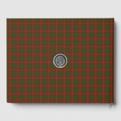 Livre D'or Vos initiales sur Bruce Clan tartan (Verso)
