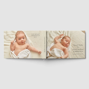 Livre D'or Vos photos et texte personnalisé bébé