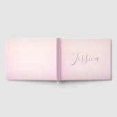 Livre D'or Votre nom | Elegant Script Soft Ombre (Complet)