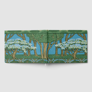 Livre D'or Walter Crane Papier peint vintage forêt de mai arb
