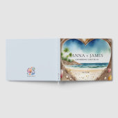 Livre D'or Watercolor Beach Ocean Summer Destination Mariage (Complet)