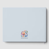 Livre D'or Watercolor Beach Ocean Summer Destination Mariage (Verso)