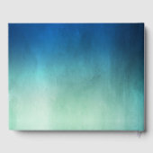 Livre D'or Watercolor Ocean Starfish Beach Wedding (Verso)