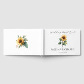 Livre D'or Watercolor Sunflower Rustic Floral Wedding (Complet)