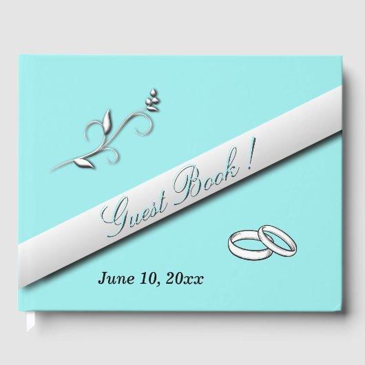 Livre D'or Wedding Bands Aqua Wedding  (Recto)