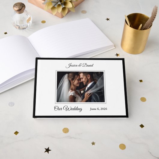 Livre D'or Wedding guest book (Recto ouvert)