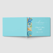 Livre D'or Wedding Guest Book-Beach Shells (Complet)