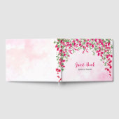 Livre D'or Wedding shower forestier tropical des Bougainvilli (Complet)