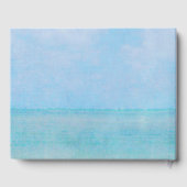 Livre D'or Wedding Watercolor Lighthouse With Seagulls (Verso)