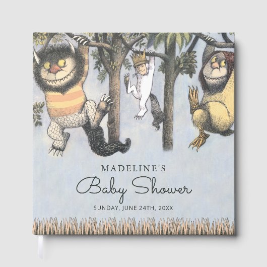 Livre D'or Where the Wild Things Are Baby Shower (Recto)