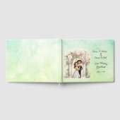 Livre D'or Whimsical Bride Mariage Arch Blue Green (Complet)