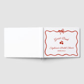 Livre D'or Whimsy Red Elle est la cerise sur la Fête des mari (Complet)