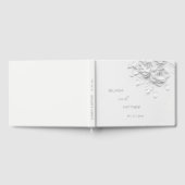 Livre D'or White 3D Floral Roses | Wedding (Complet)