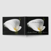 Livre D'or White Calla Lily Floral Service (Complet)