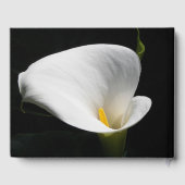 Livre D'or White Calla Lily Floral Service (Verso)