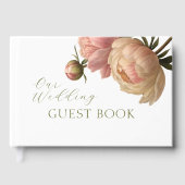 Livre D'or White | Chic Blush Rose Wedding  (Recto)