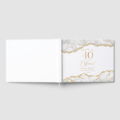 Livre D'or White Gold Agate 40th Wedding Anniversary Party (Complet)