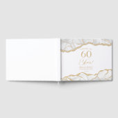 Livre D'or White Gold Agate 60th Wedding Anniversary Party (Complet)