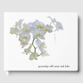 Livre d'or White Orchids (Recto)