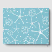 Livre D'or White Pearl Starfish Elégant Mariage plage (Verso)