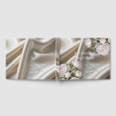 Livre D'or White Satin with Roses and Peony Wedding (Complet)
