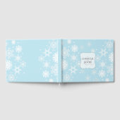 Livre D'or White Snowflakes Winter Wedding Guest Book (Complet)