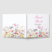 Livre D'or Wildflower Spring Floral Wedding Guest Book (Complet)