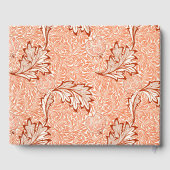 Livre D'or William Morris Botanical Apple Design (Verso)