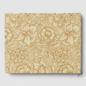 Livre D'or William Morris Papier peint floral Poppy (Verso)