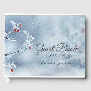 Livre D'or Wonderland Branches Blue