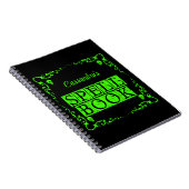 Livre d'orthographe Green Goth personnalisé (Côté Droit)