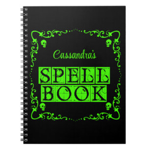 Livre d'orthographe Green Goth personnalisé
