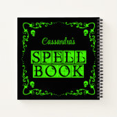 Livre d'orthographe Green Goth personnalisé (Dos)