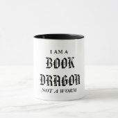 Livre dragon...pas un ver de livre. Café Mug (Centre)