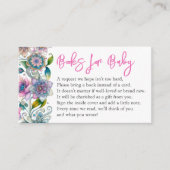 Livre Élégant Pour Bébé Invitation Carte Boîtier (Devant)