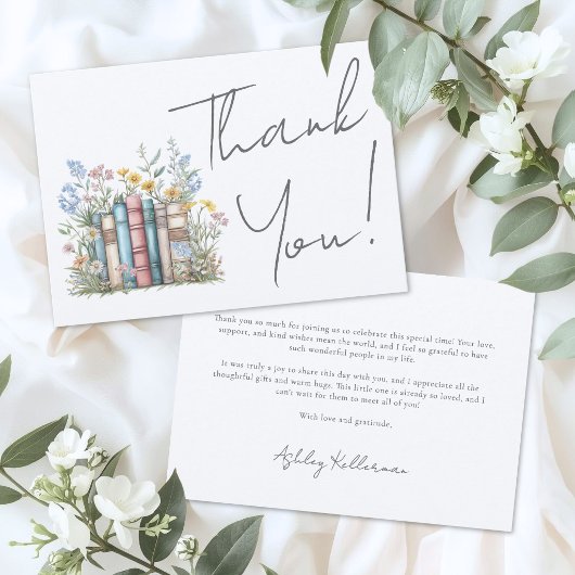 Livre Floral Merci