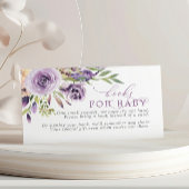 Livre floral Rose pourpre pour la carte de boîtier