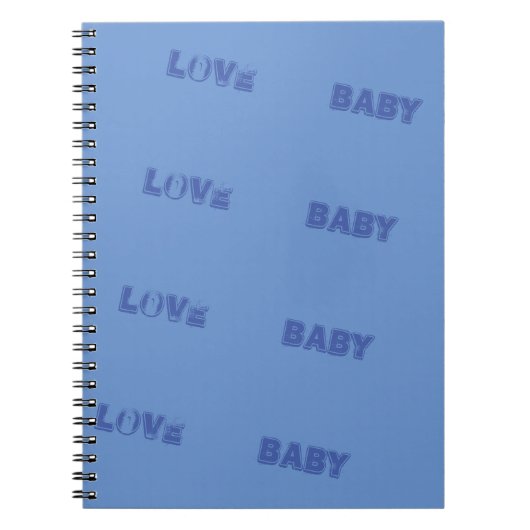 LIVRE LOVE_BABY_MODERN_MEDIUM BLUE_SO_CUTE_NOTE (Devant)
