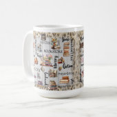 Livre Lover Bibliophile Lecteurs Mug Cadeau (Devant gauche)