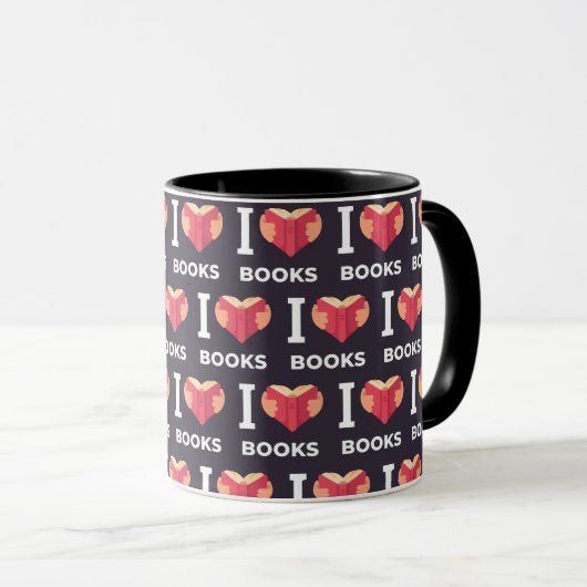 Livre Lover Mug (Devant droit)