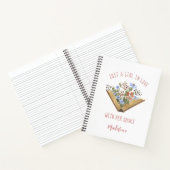 Livre Lover Open Livre Avec Fleurs (Intérieur)