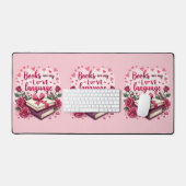 Livre Lover Valentine Romantique Lecture esthétiqu (Clavier et souris)