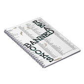 Livre lu de blanc de journal de livres interdits (Côté Droit)