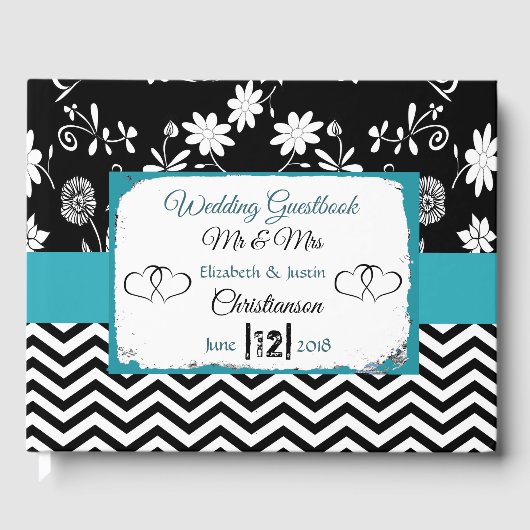 Livre Mariage de Blue and Black Hearts (Recto)