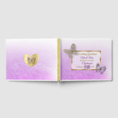 Livre Mariage Lavender et Gold Butterfly (Complet)