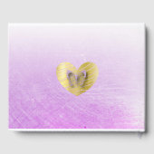 Livre Mariage Lavender et Gold Butterfly (Verso)