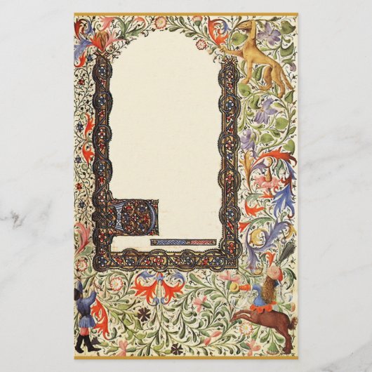 Livre médiéval des heures Papeterie Vintage (Devant)