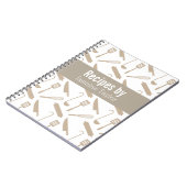 Livre moderne de cuisinier de recette de batteries (Côté gauche)