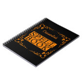 Livre Orange Goth Spell Personnalisé (Côté gauche)