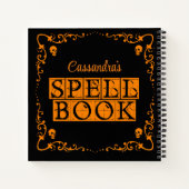 Livre Orange Goth Spell Personnalisé (Dos)